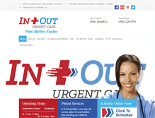 Tablet Screenshot of inandouturgentcare.com